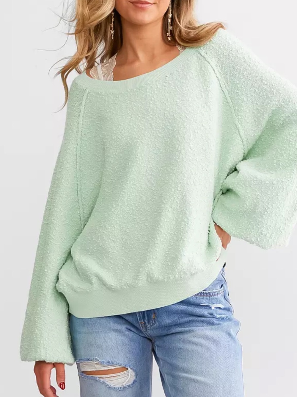 NWOT Free People Found My Friend Pullover